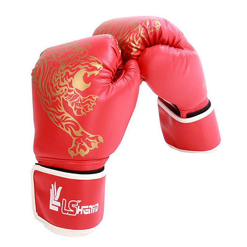 Flame Tiger Boxing Gloves