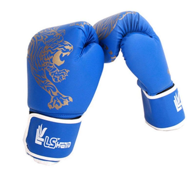 Flame Tiger Boxing Gloves