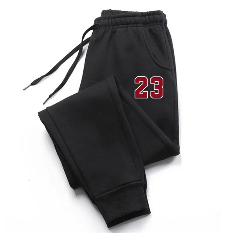 Men's Printed Sweatpants Warm Jogger Multi-Pack Straight-leg Pants