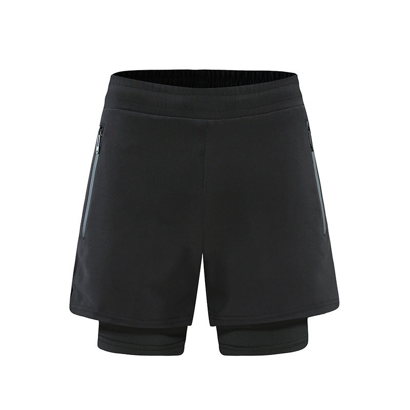 Men's Running Two-piece Sports Shorts