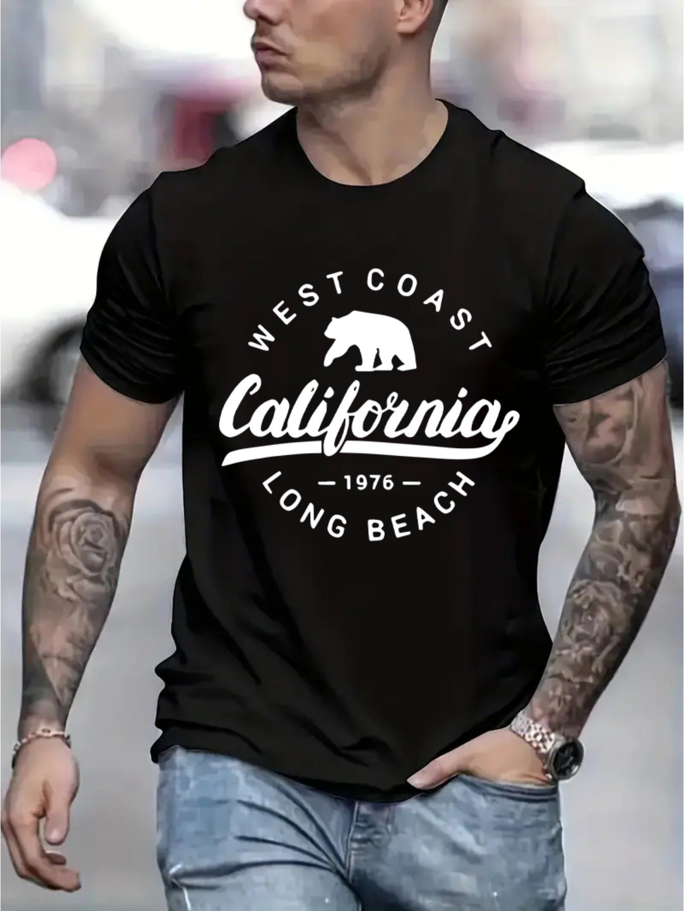 West Coast California Graphic T-Shirt