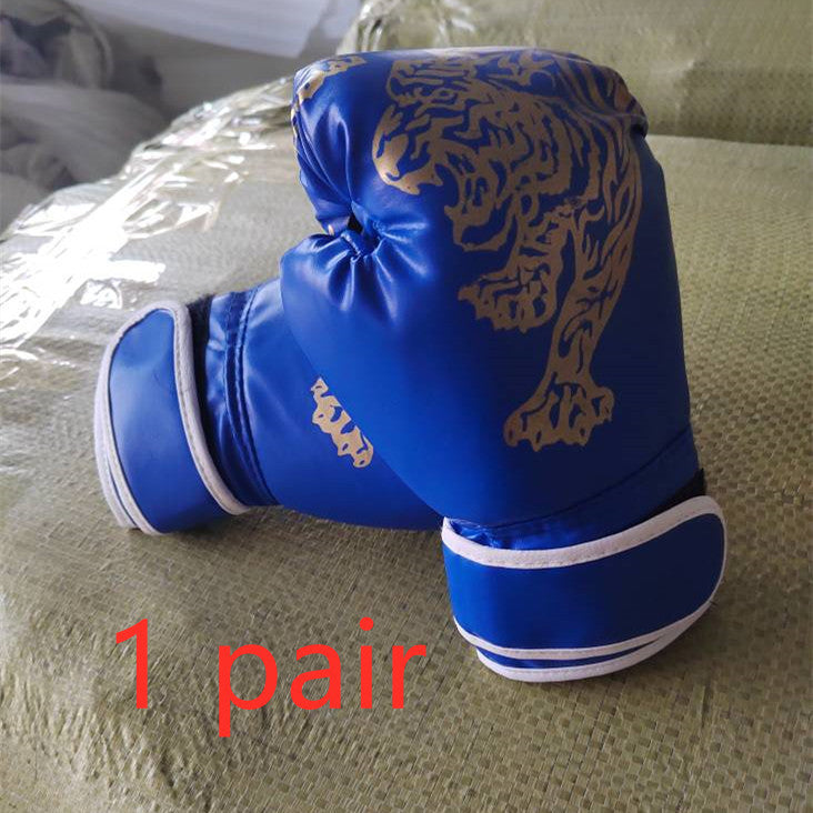 Flame Tiger Boxing Gloves