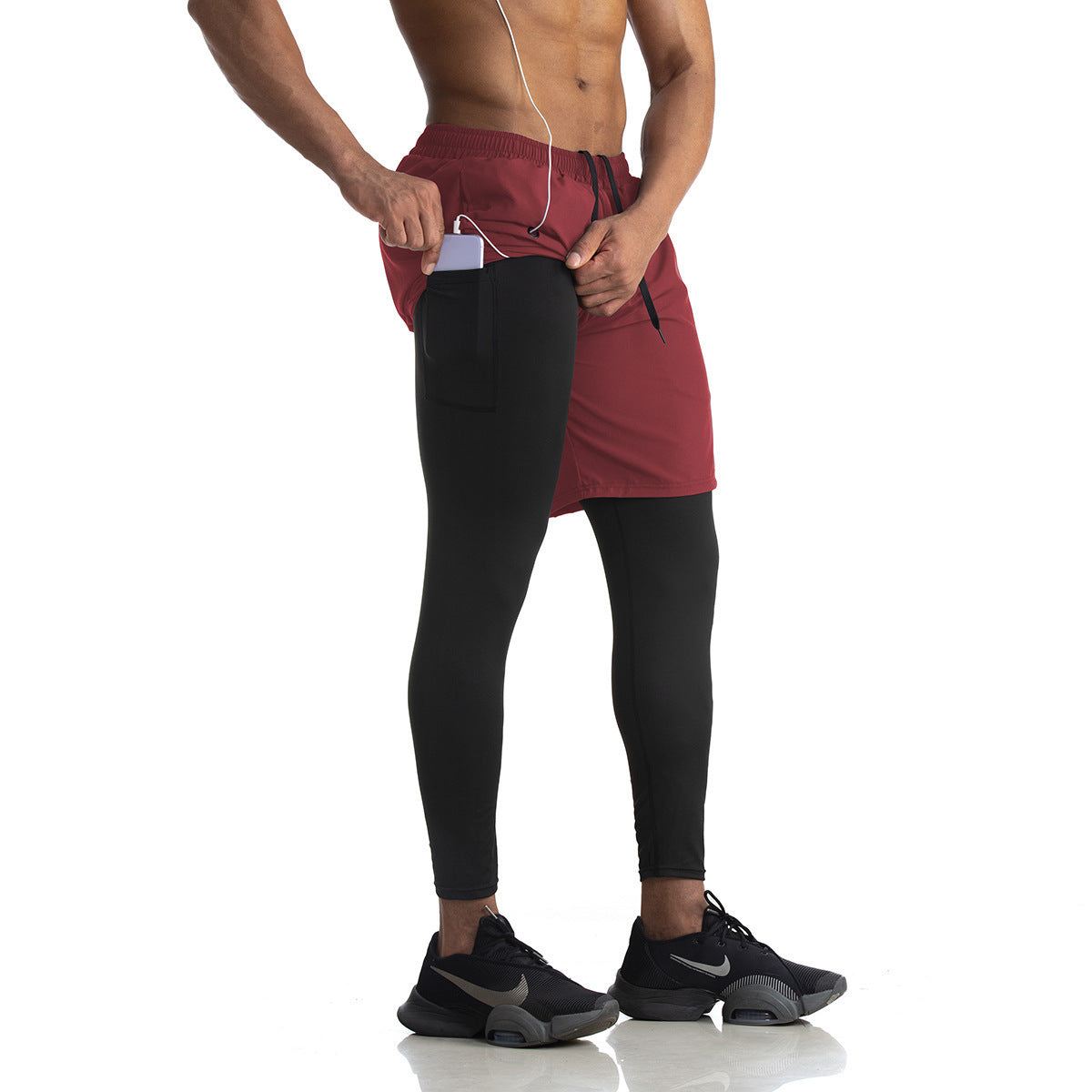 Two-piece Trousers Casual Quick-drying Fitness Pants