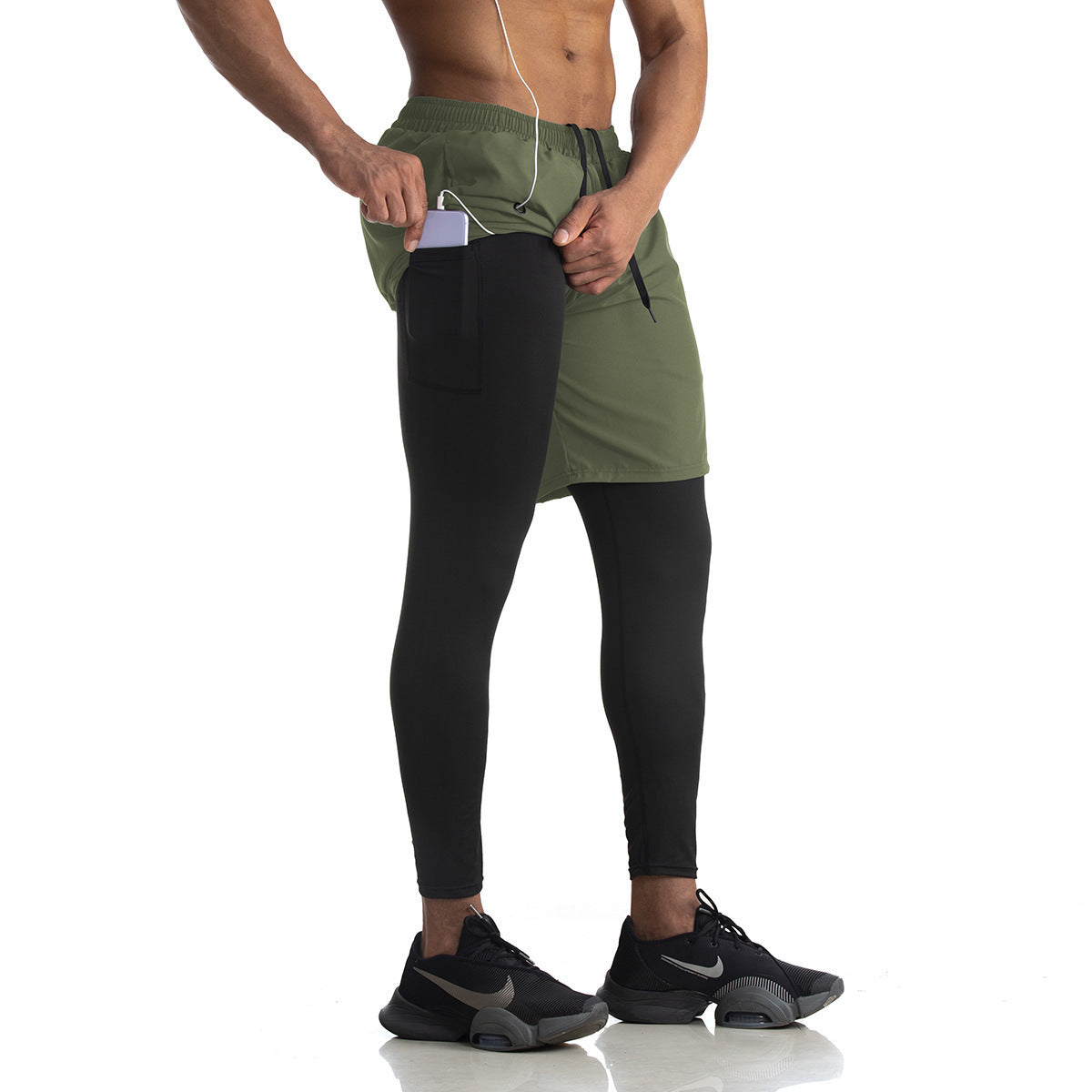 Two-piece Trousers Casual Quick-drying Fitness Pants