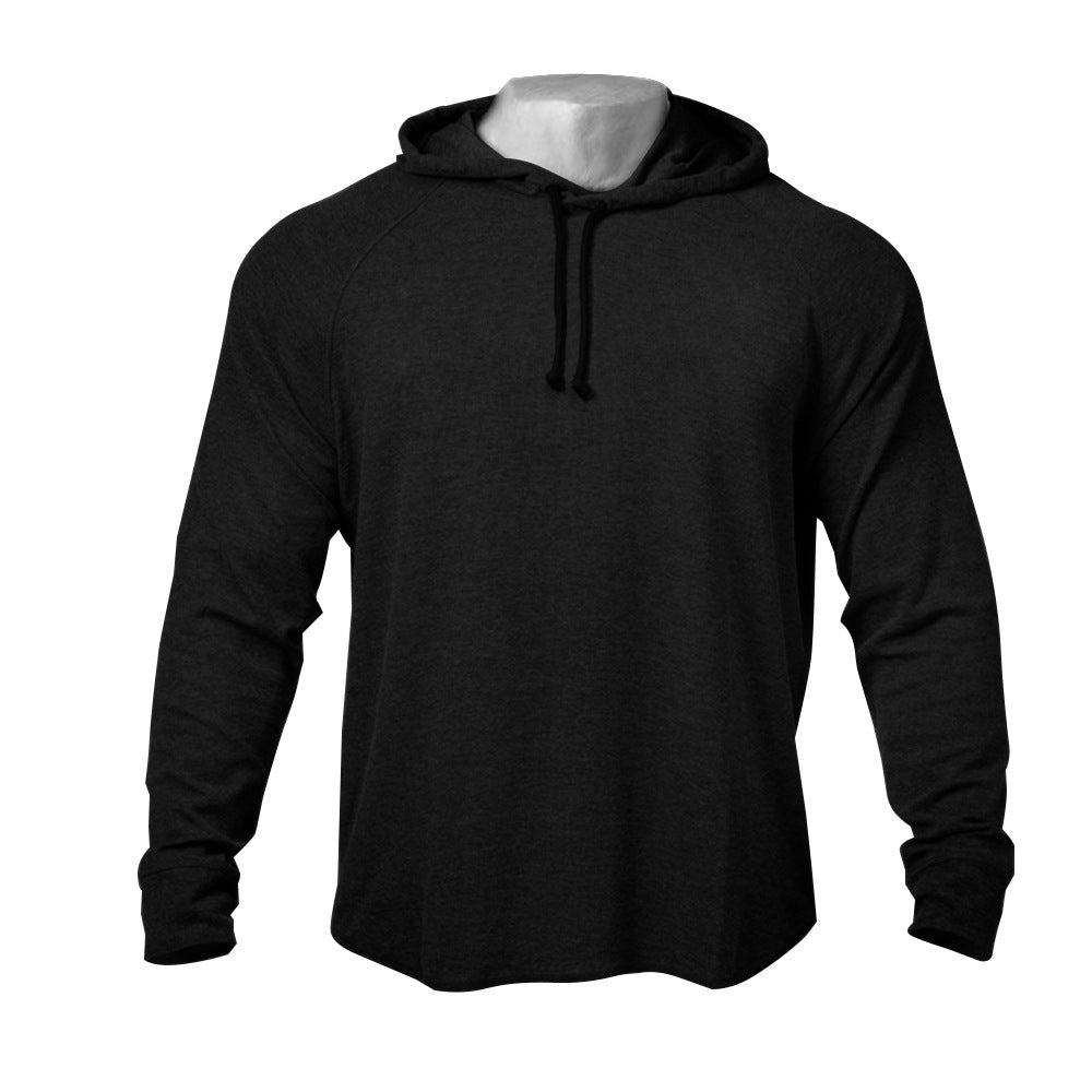 Men's Fitness Hooded Long Sleeve