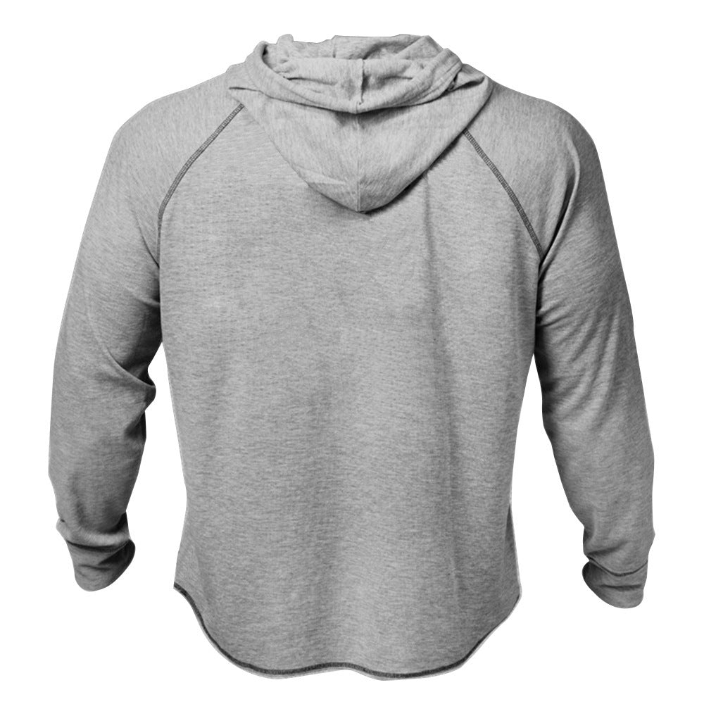 Men's Fitness Hooded Long Sleeve