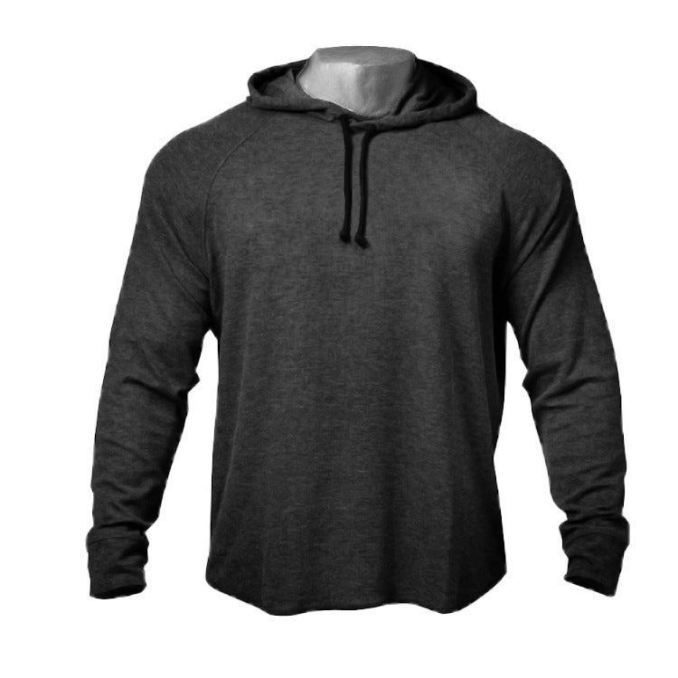 Men's Fitness Hooded Long Sleeve